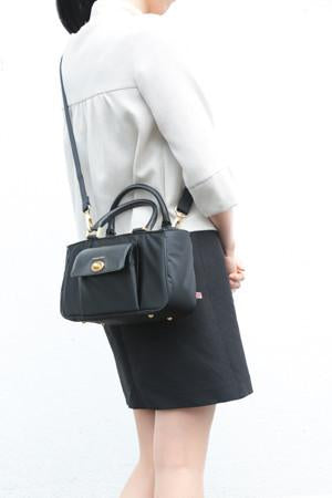 Artisan & Artist* 3WC-PO014 Black Canvas Bag