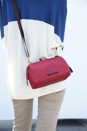 Artisan & Artist* 3WC-PR012 Wine Red Canvas Bag