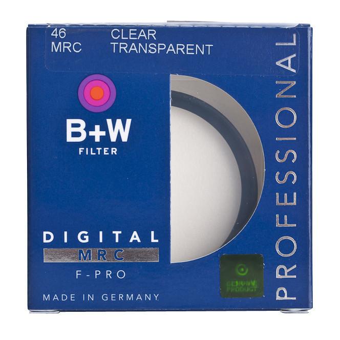 B+W 46mm F-Pro 007M Clear Filter MRC