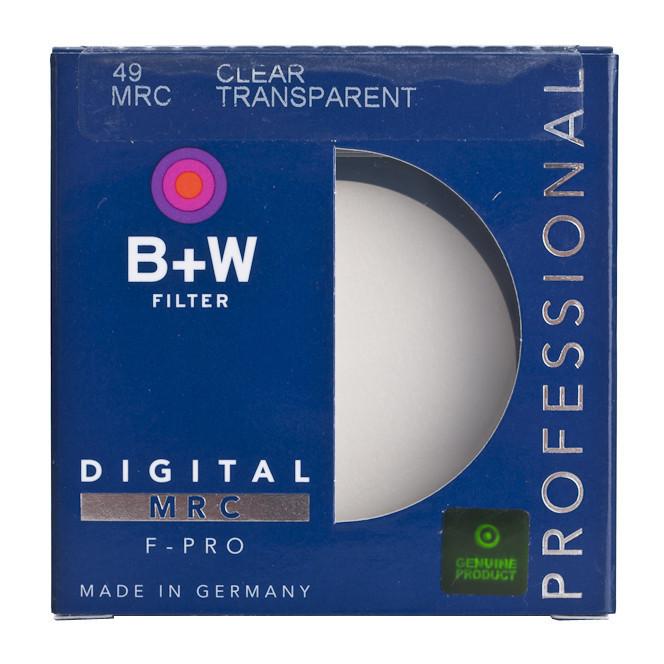 B+W 49mm F-Pro 007M Clear Filter MRC