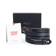 Artisan & Artist* ACAM 200 Leather Strap - Black