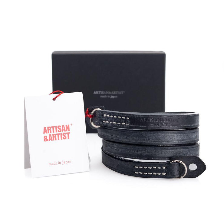 Artisan & Artist* ACAM 200 Leather Strap - Black