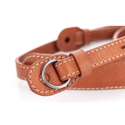 Leica Leather Neckstrap with protection flap, Cognac