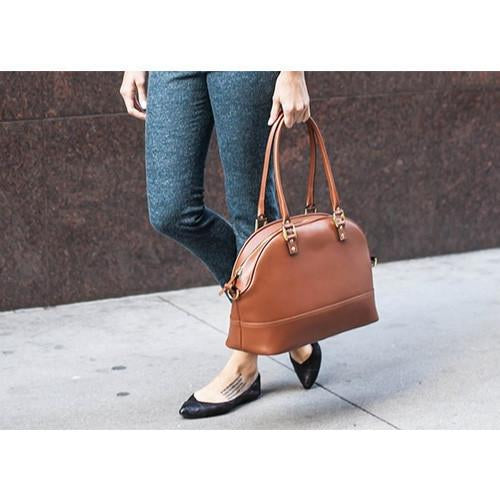 ONA Chelsea Saffiano Leather Camera Bag - Antique Cognac
