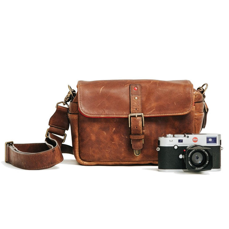 ONA Bowery Camera Bag - Antique Cognac, Leica Edition
