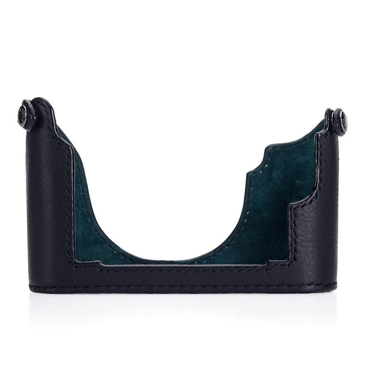 Arte di Mano M/M-P (Typ 240) Open Style Half Case - Minerva Black with Black Stitching
