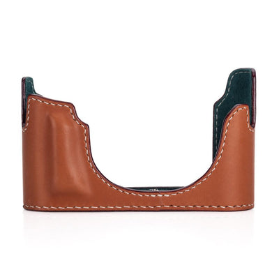 Arte di Mano M/M-P (Typ 240) Open Style Half Case with Battery Access Door- Barenia Tan