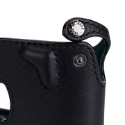 Arte di Mano Half Case for Leica M7 - Minerva Black with Black Stitching