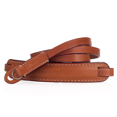 Arte di Mano Extra Long Classic Neck Strap - Barenia Tan