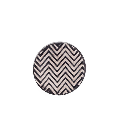 Artisan Obscura Chevron, Large Concave Soft Release, Ebony