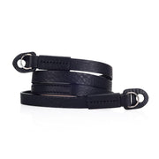 Arte di Mano Comodo Neck Strap - Minerva Black with Black Stitching