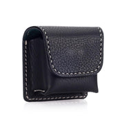 Arte di Mano Leather Pouch for Leica EVF2 - Minerva Black with White Stitching