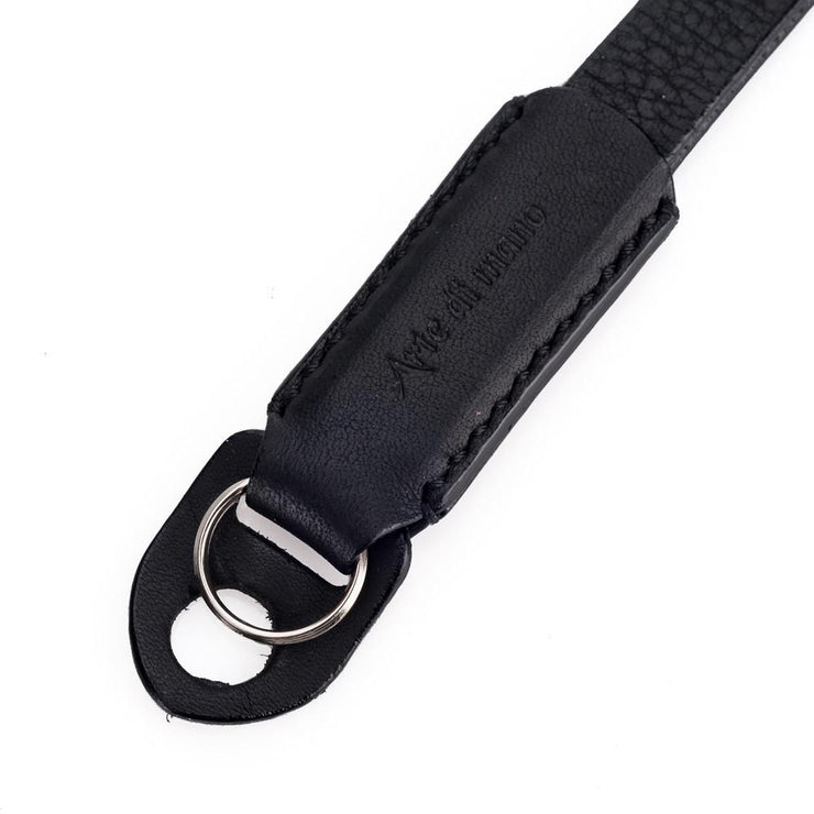Arte di Mano Classic Hand Strap - Minerva Black with Black Stitching