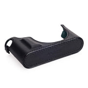 Arte di Mano Half Case for Leica X (Typ 107 & 113) - Minerva Black with Black Stitching