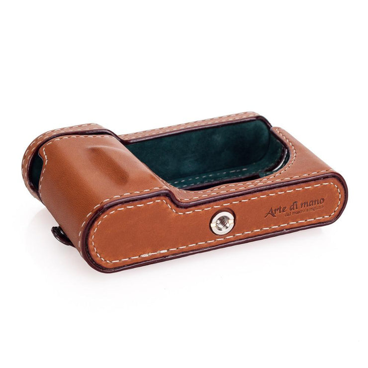 Arte di Mano Half Case + Semi Cover + Lens Cover for the Leica T (Typ 701) in Barenia Tan