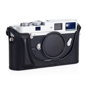 Arte di Mano Half Case for Leica M6/MP - Minerva Black with Black Stitching