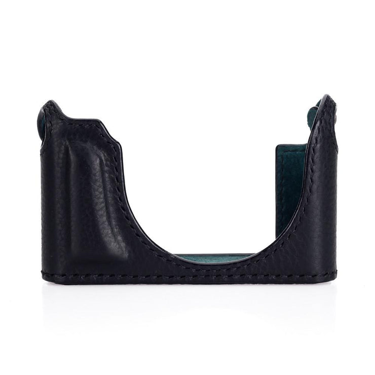 Arte di Mano Leica D-Lux (Typ 109) Half Case - Minerva Black with Black Stitching