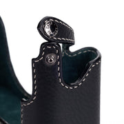 Arte di Mano Half Case for Leica M/M-P (Typ 240) with Regular Handgrip - Minerva Black with White Stitching