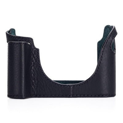 Arte di Mano Half Case for Leica M/M-P (Typ 240) with Multifunction Handgrip- Minerva Black with Black Stitching