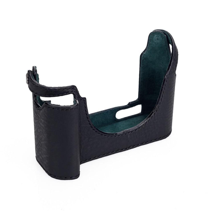 Arte di Mano Half Case for Leica M/M-P (Typ 240) with Multifunction Handgrip- Minerva Black with Black Stitching