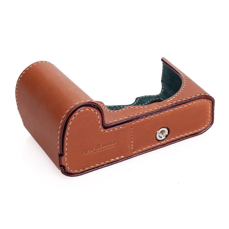 Arte di Mano Half Case for Leica SL (Typ 601) with Battery Access Door - Barenia Tan