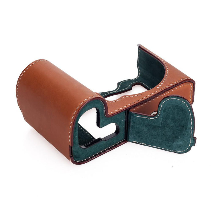 Arte di Mano Half Case for Leica SL (Typ 601) with Battery Access Door - Barenia Tan