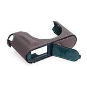 Arte di Mano Leica Q (Typ 116) Half Case with Battery Access Door - Perlinger Shrunken Calf Gray