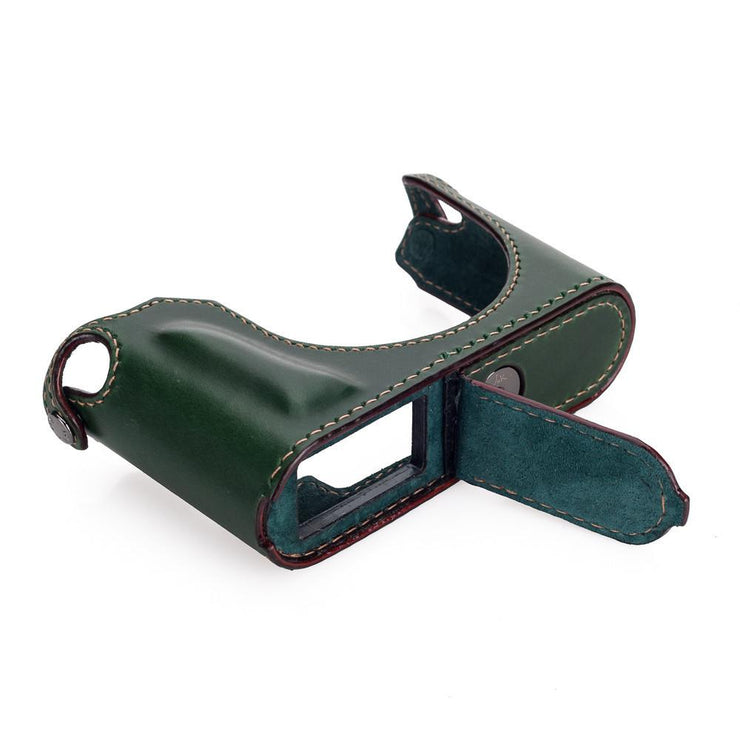 Arte di Mano Leica Q (Typ 116) Half Case with Battery Access Door - Buttero Emerald