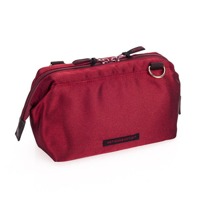 Artisan & Artist* 3WC-PR012 Wine Red Canvas Bag