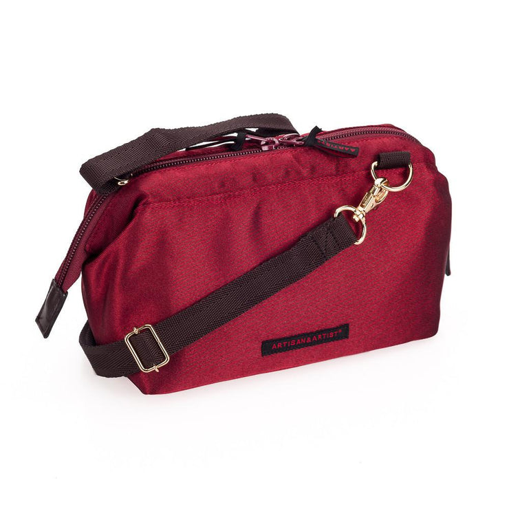 Artisan & Artist* 3WC-PR012 Wine Red Canvas Bag