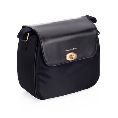 Artisan & Artist* 3WC-PO015 Black Canvas Bag
