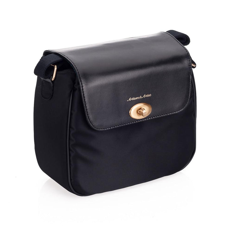Artisan & Artist* 3WC-PO015 Black Canvas Bag