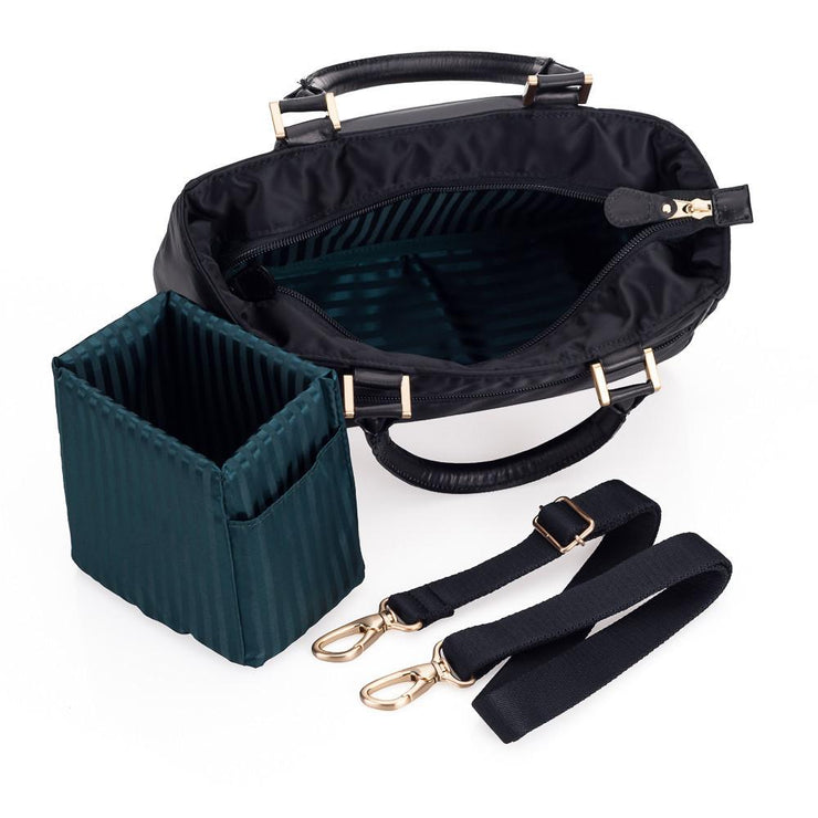Artisan & Artist* 3WC-PO014 Black Canvas Bag