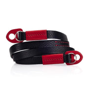 Arte di Mano Comodo Neck Strap - Minerva Black with Buttero Red Accents