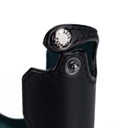 Arte di Mano Leica Q (Typ 116) Half Case - Minerva Black with Black Stitching