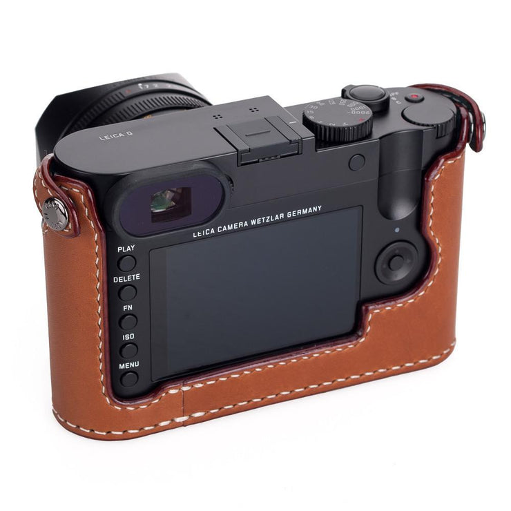 Arte di Mano Leica Q (Typ 116) Half Case - Barenia Tan