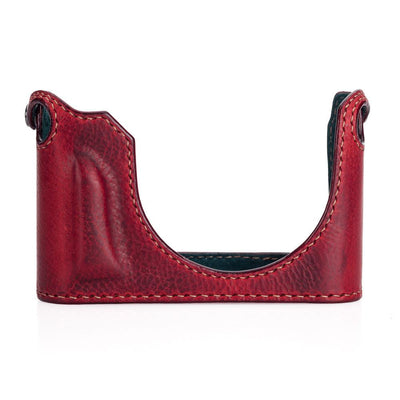 Arte di Mano Leica Q (Typ 116) Half Case - Rally Bordo