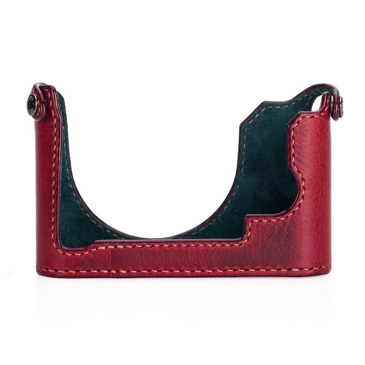 Arte di Mano Leica Q (Typ 116) Half Case - Rally Bordo