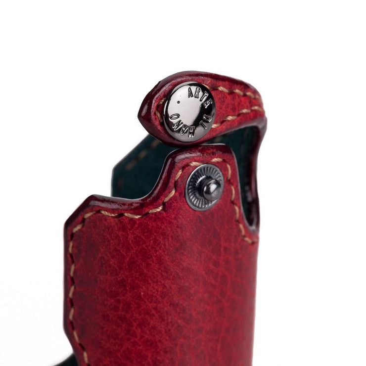 Arte di Mano Leica Q (Typ 116) Half Case - Rally Bordo