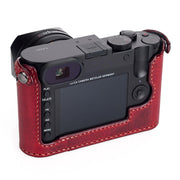 Arte di Mano Leica Q (Typ 116) Half Case - Rally Bordo