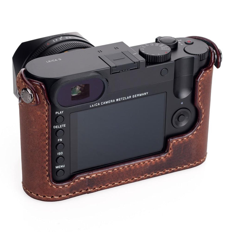 Arte di Mano Leica Q (Typ 116) Half Case with Battery Access Door - Rally Volpe