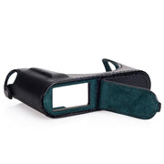 Arte di Mano Leica Q (Typ 116) Half Case with Battery Access Door - Minerva Black with Black Stitching