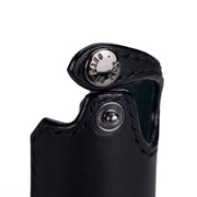 Arte di Mano Leica Q (Typ 116) Half Case with Battery Access Door - Minerva Black with Black Stitching