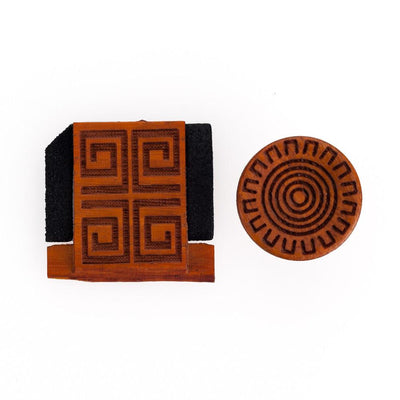 Artisan Obscura Aztec Sun Set, Chakte Viga, Large Concave