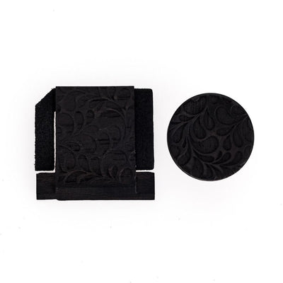 Artisan Obscura Leaves Set, Ebony, Large Concave