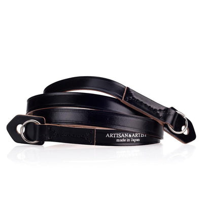 Artisan & Artist* ACAM 262 Leather Strap - Black
