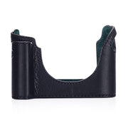 Arte di Mano Half Case for Leica M/M-P (Typ 240) for Multifunction Handgrip with Fingerloop Cutout - Minerva Black with Black Stitching
