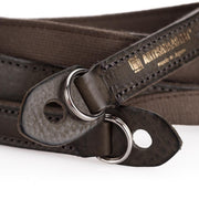 Artisan & Artist ACAM 120 Cotton/Leather Strap, Khaki/Khaki