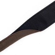 Artisan & Artist ACAM 120 Cotton/Leather Strap, Khaki/Black