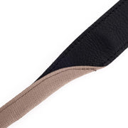 Artisan & Artist ACAM 120 Cotton/Leather Strap, Beige/Black